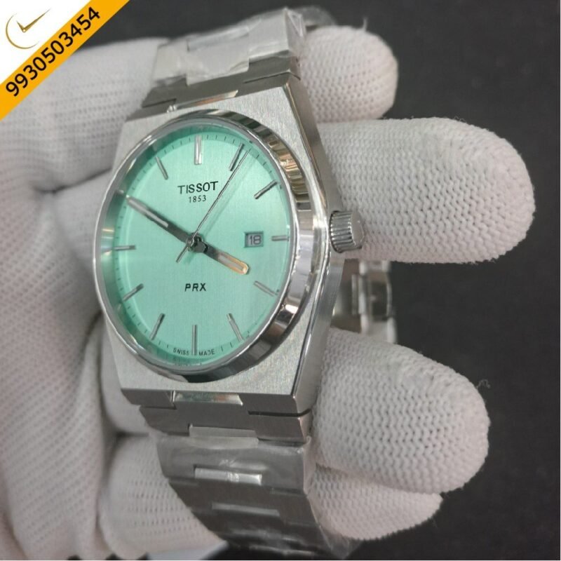 Tissot Classic PRX Blue Dial Stainless Steel Watch - Image 2