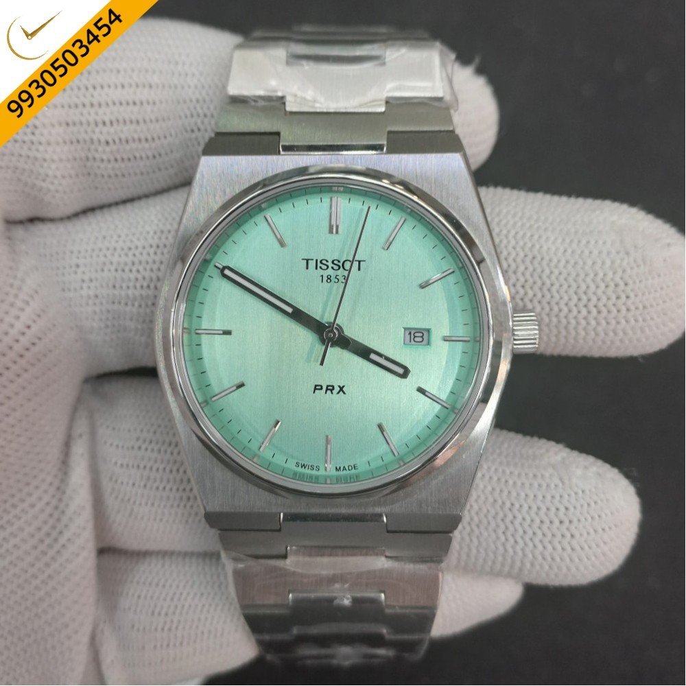 Tissot Classic PRX Blue Dial Stainless Steel Watch