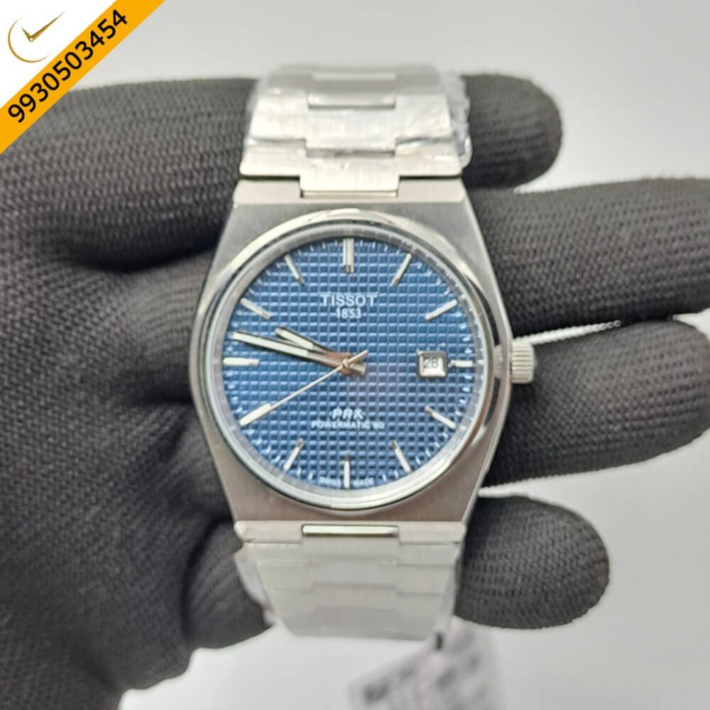 Tissot Classic PRX Stainless Steel Blue Dial Swiss Automatic Watch