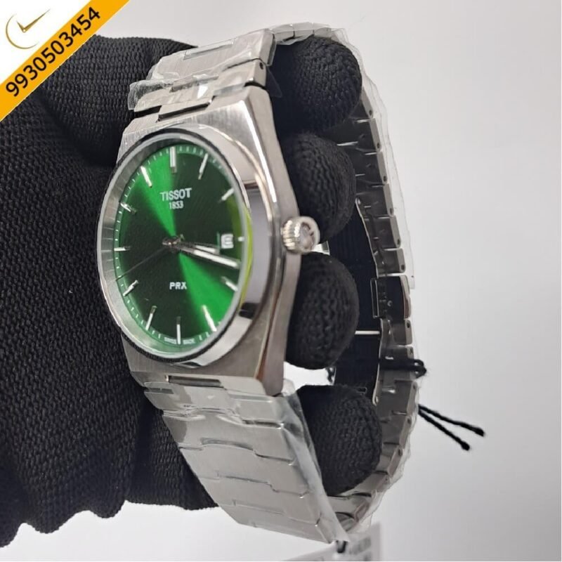 Tissot Classic PRX Stainless Steel Green Dial Swiss Automatic Watch - Image 3