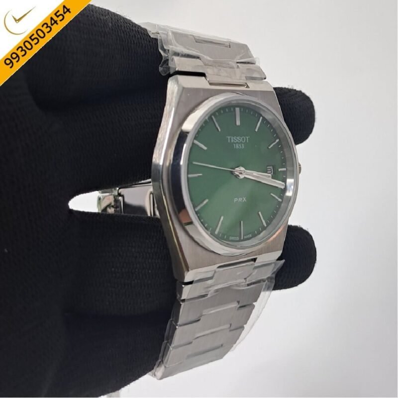Tissot Classic PRX Stainless Steel Green Dial Swiss Automatic Watch - Image 2