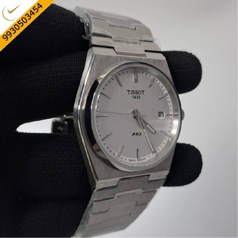 Tissot Classic PRX Stainless Steel Grey Dial Swiss Automatic Watch - Image 2