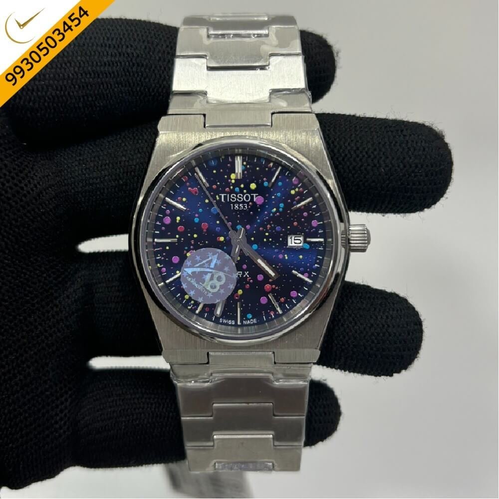 Tissot PRX Artic Steel Sky Blue Dial Swiss Watch