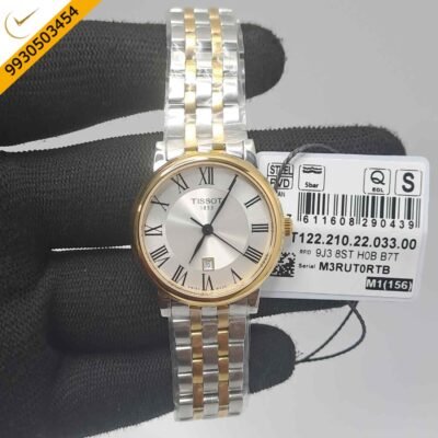 Tissot T1222102203300 Carson Dual Tone Silver Dial Store Quality Swiss Watch