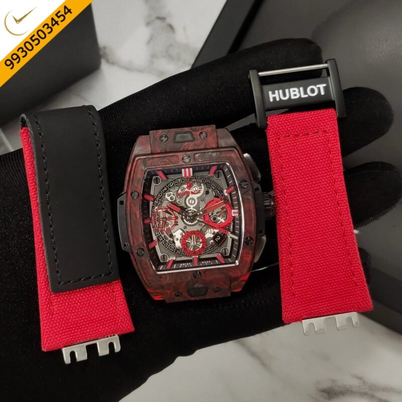 Hublot Spirit Of BB Carbon Red Swiss ETA Automatic Watch - Image 2