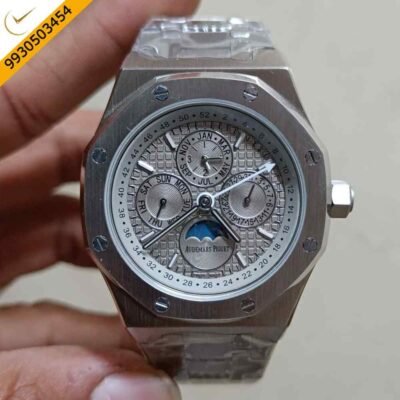 Audemars Piguet Royal Perceptual Calender Silver Grey Dial Swiss Automatic Watch
