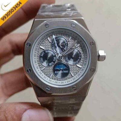 Audemars Piguet Royal Perceptual Calender Silver Grey Dial Swiss Automatic Watch