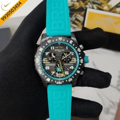 Breitling Endurance PRO IRONMAN Grey Dial Tiffny Silicone Strap Swiss Watch