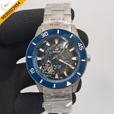 Rado Captain Cook Skeleton Dial Stainless Steel Strap Swiss Automatic Watch