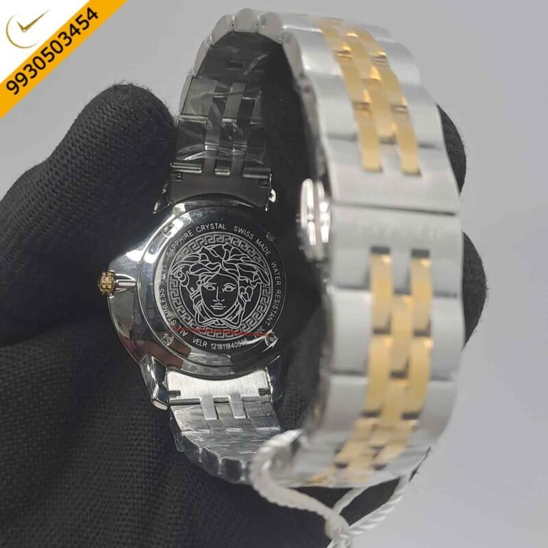 Versace Audrey Dual Tone Silver Dial Store Quality Swiss Watch - Image 4