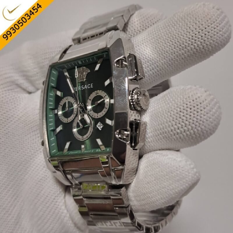 Versace Dominus Chronograph Green Dial Swiss Watch - Image 3