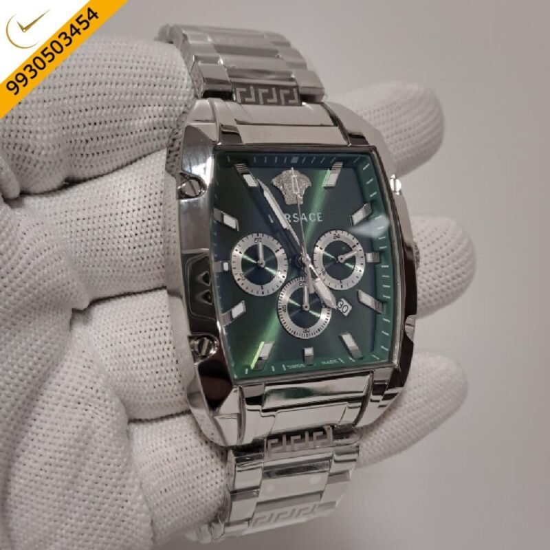 Versace Dominus Chronograph Green Dial Swiss Watch - Image 2