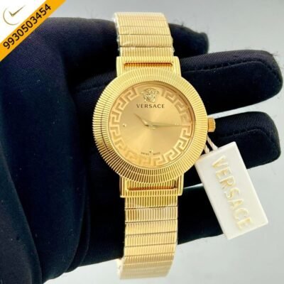 Versace Full Gold Quatrz Watch