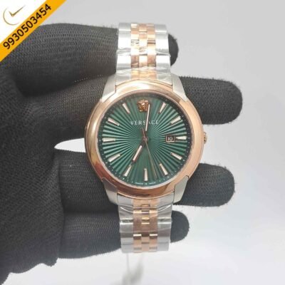 Versace V Urban Dual Tone Green Dial Store Quality Swiss Watch