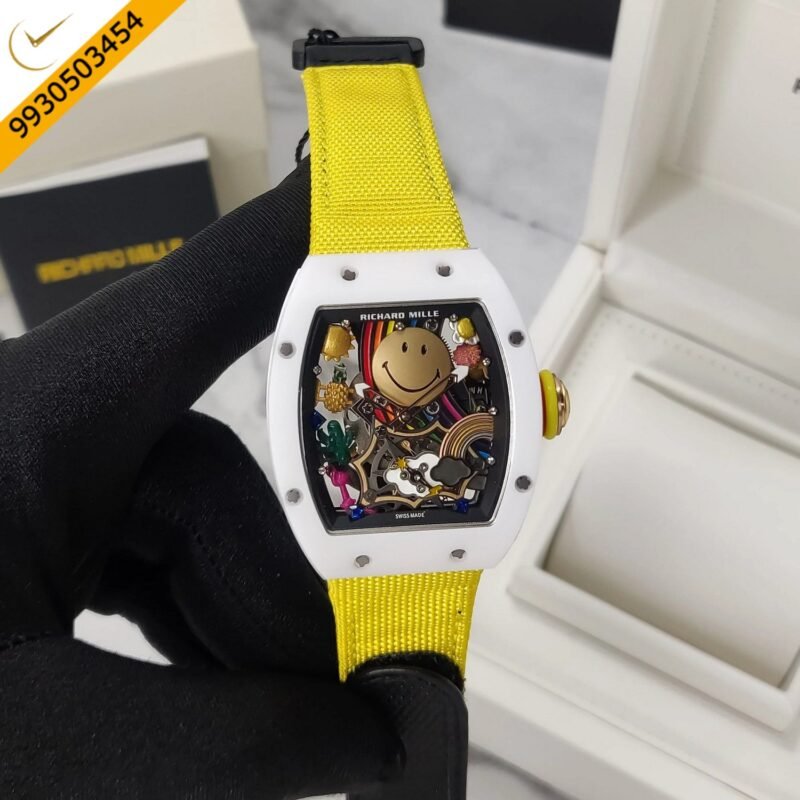 Richard Mille Smiley Edition Skeleton Dial Swiss Automatic Watch