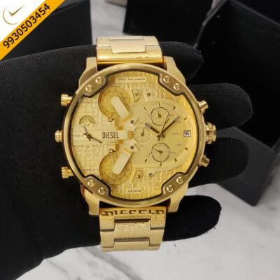 Diesel Mr. Daddy 2.0 Chronograph DZ 7479 Full Gold Swiss Watch