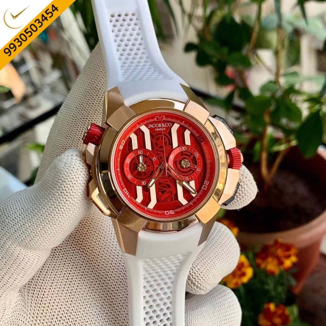 Jacob & Co Epic X Chronograph Red Dial Watch