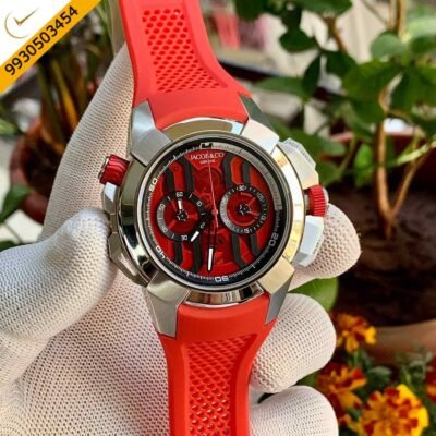 Jacob & Co Epic X Chronograph Red Dial Watch