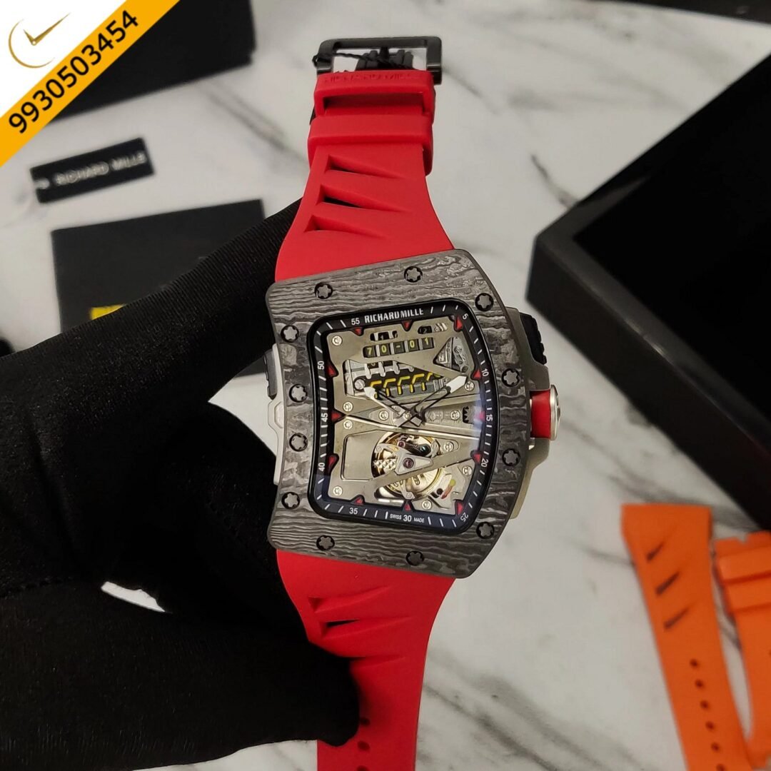 Richard Mille Alain Prost Cycling Grey Dial Swiss ETA Automatic Watch