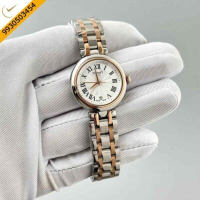 Tissot Classic Dream Dual Tone White Dial Roman Marker Swiss Watch