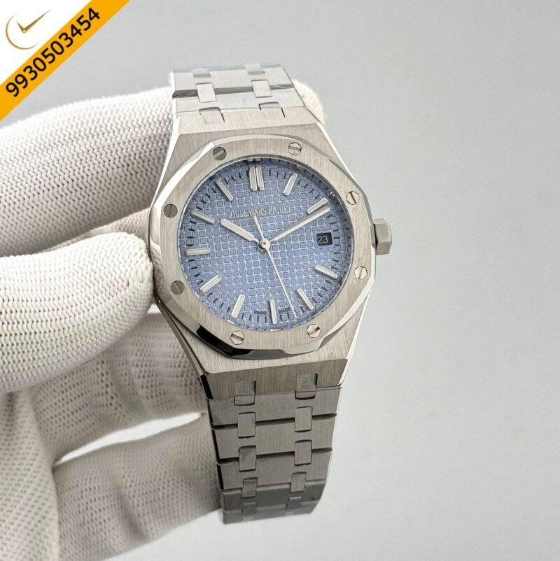 Audemars Piguet Royal Oak Silver Sky Blue Dial Swiss Automatic Watch
