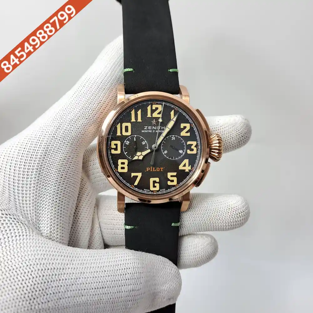 Zenith Pilot Special Rose Gold Black Edition Swiss Watch