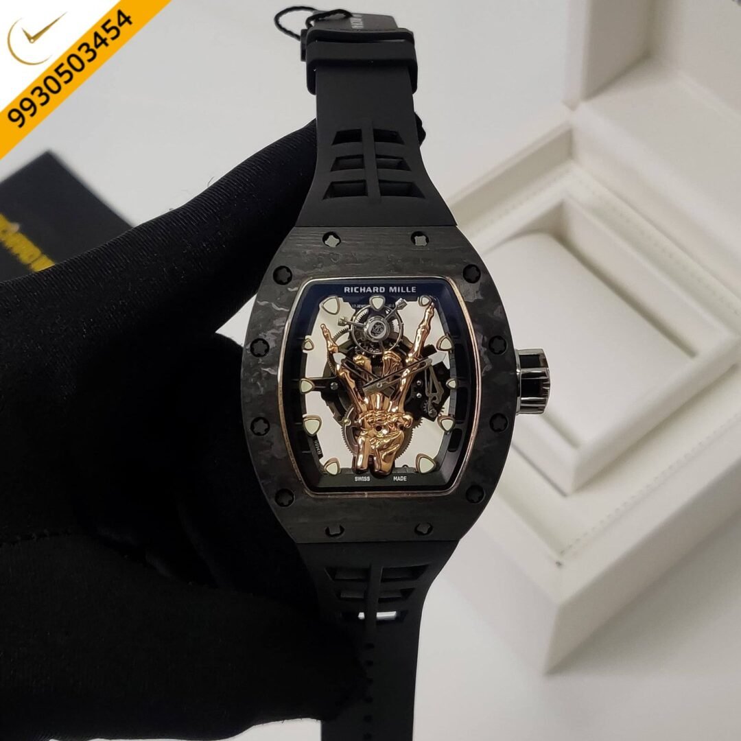 Richard Mille Flying Tourbillon Skeleton Dial Swiss Automatic Watch