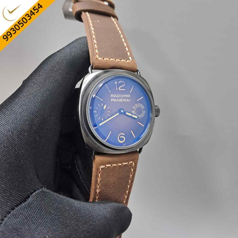 Luminor Panerai Radiomir Giorni Breveatto Brown Dial Brown Leather Strap Swiss Automatic Watch - Image 3