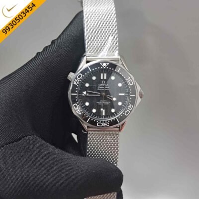 Omega Seamaster Diver 300M Chronometer Steel Black Dial Swiss Automatic Watch