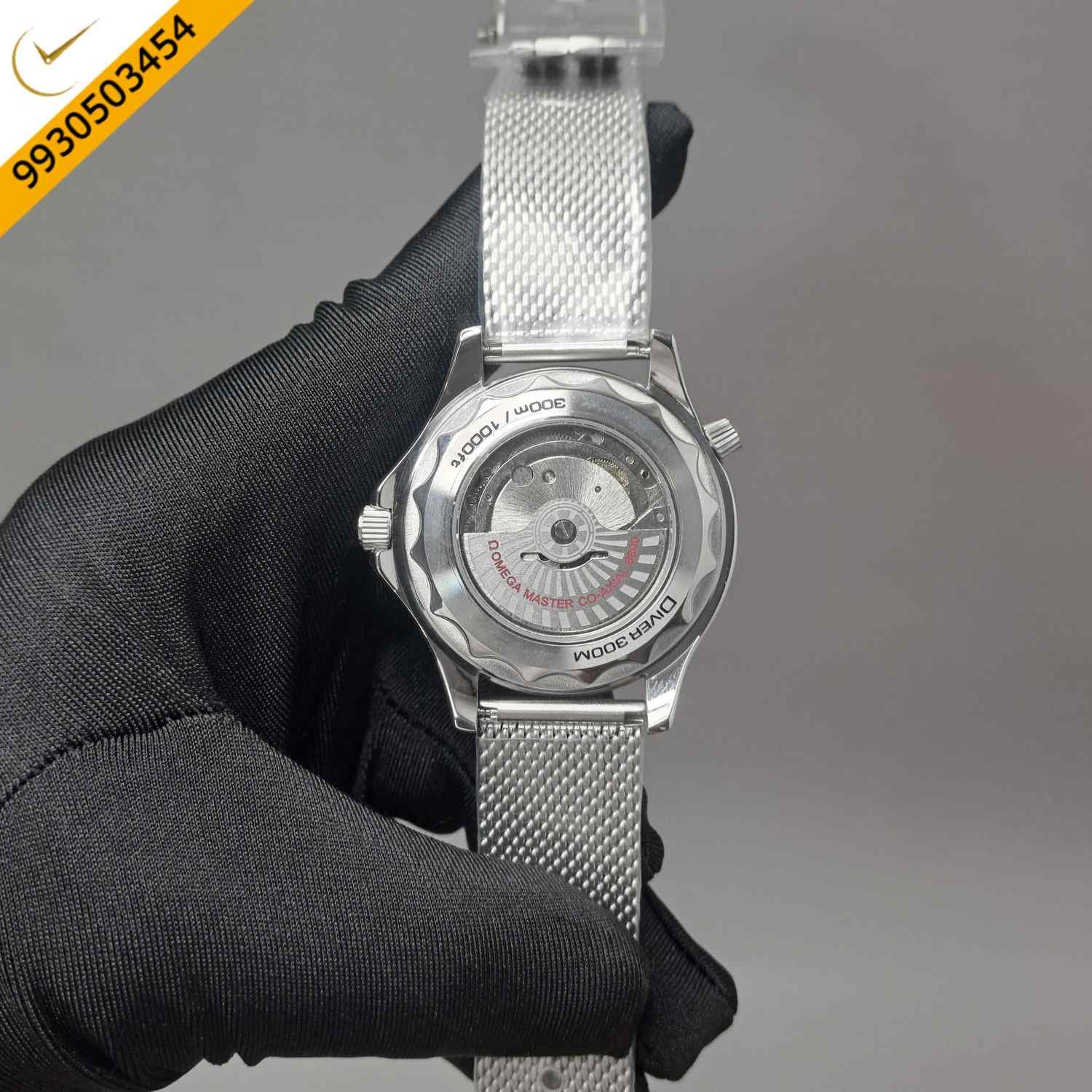 Omega Seamaster Diver 300M Chronometer Steel Black Dial Swiss Automatic Watch - Image 4