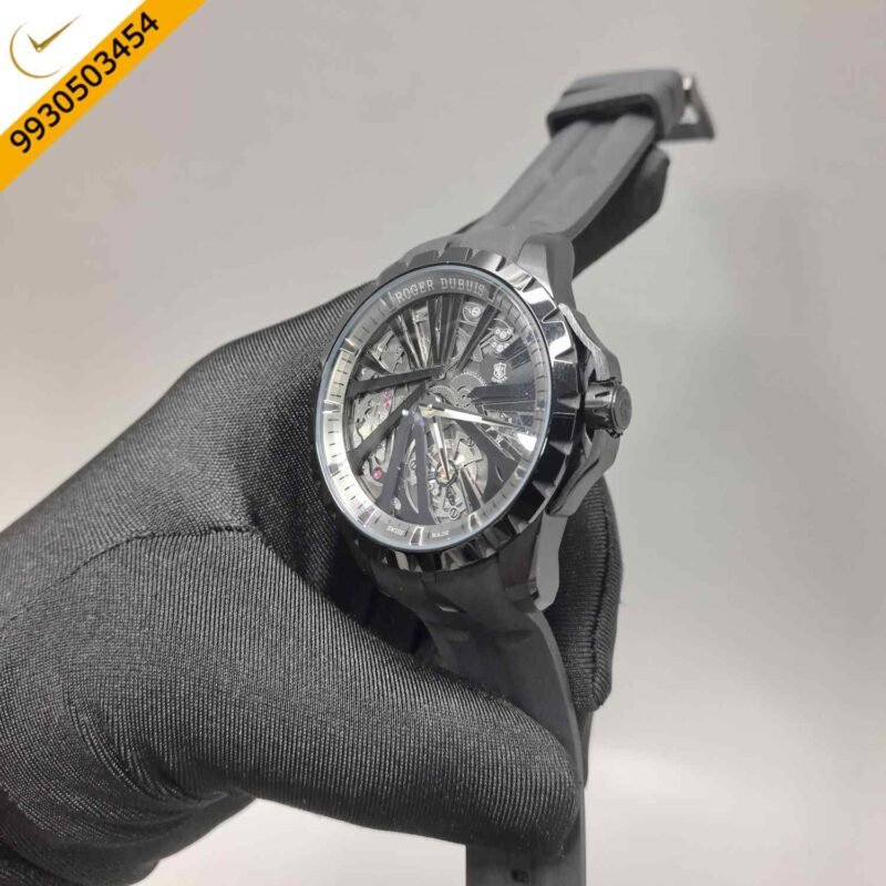 Roger Dubuis Oblvlo Cyber Skeleton Full Black  Edition Swiss Automatic Watch - Image 2
