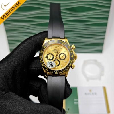 Rolex Oyster Perpetual Cosmograph Daytona Golden Steel Swiss Semi ETA Automatic Watch