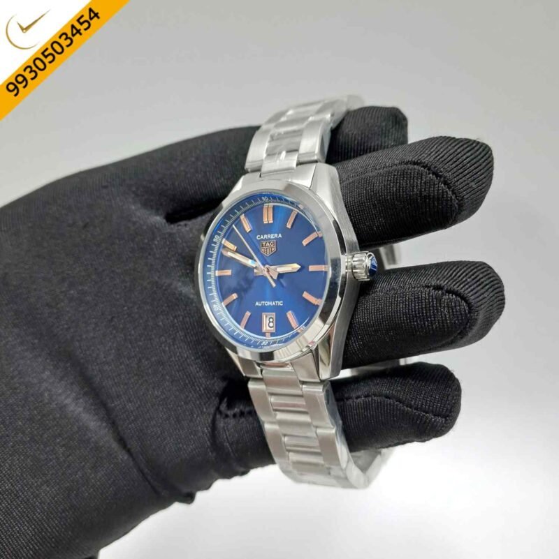TAG Heuer Carrera Date-Steel Blue Dial Swiss Watch - Image 2