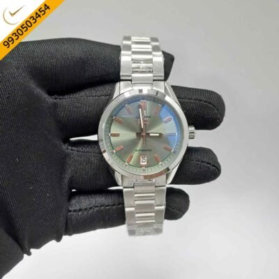 TAG Heuer Carrera Date-Steel Olive Green Dial Swiss Watch