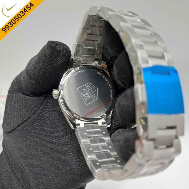 TAG Heuer Carrera Date-Steel Pink Dial Swiss Watch - Image 4
