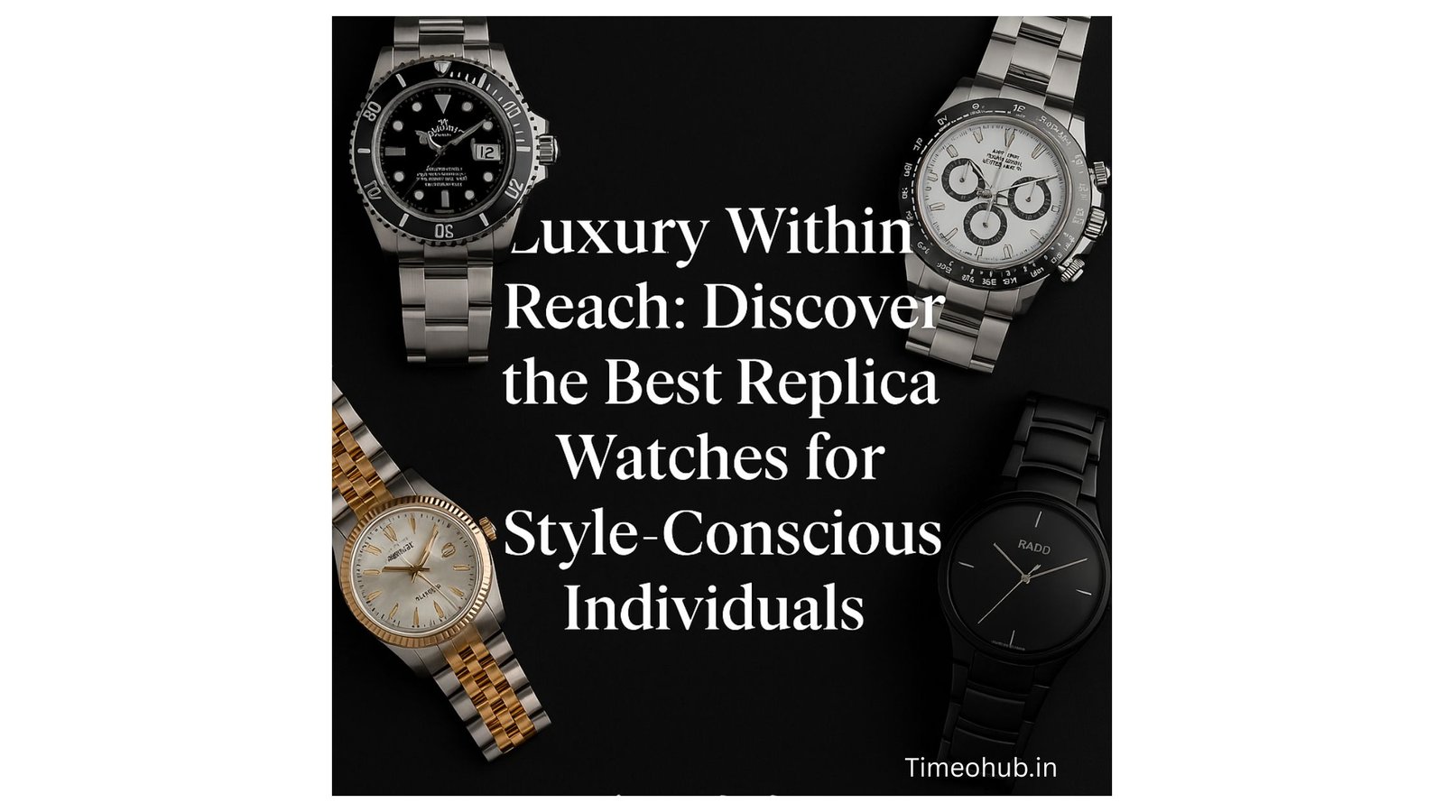 You are currently viewing Luxury Within Reach: Discover the Best Replica Watches for Style-Conscious Individuals
