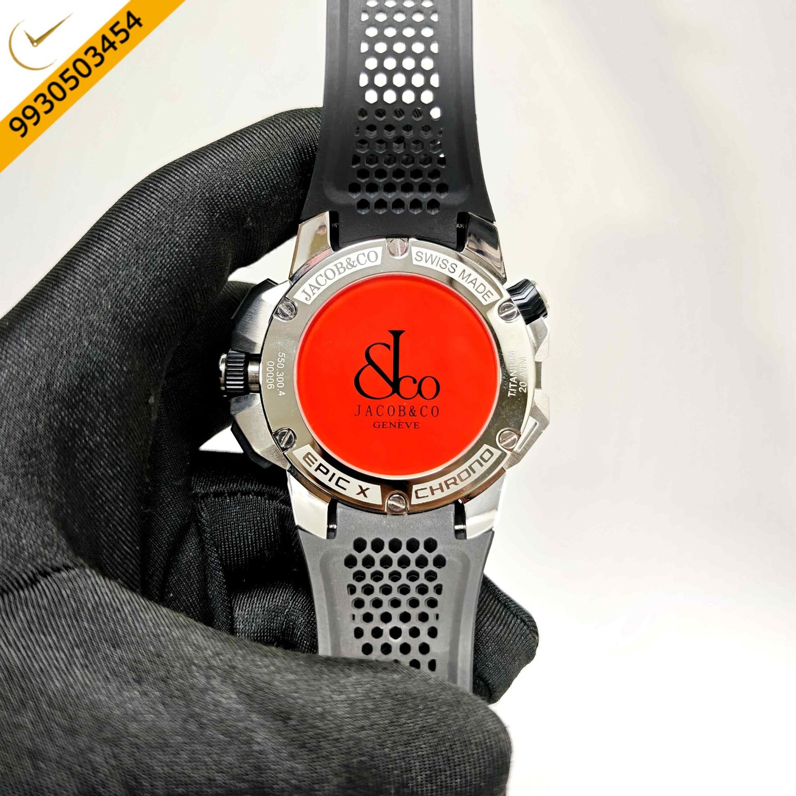 Jacob & Co Epic X Chronograph Full Black Edition Swiss Watch - Image 2