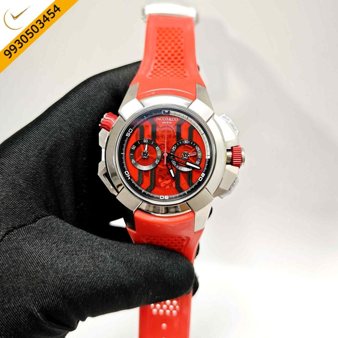 Jacob & Co Epic X Chronograph Steel Full Red Edition Swiss Watch