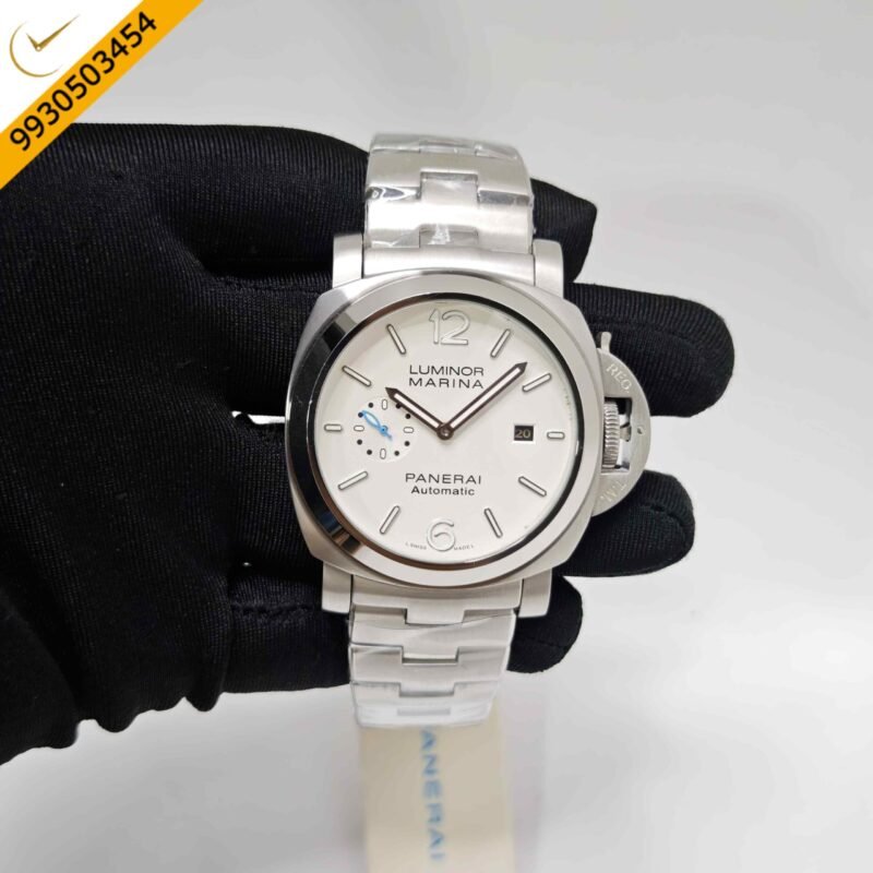 Panerai Luminor Marina PAM01314 White Dial Steel Strap Swiss Automatic Watch