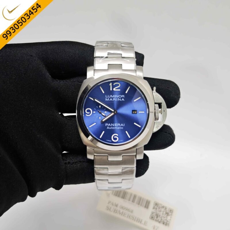 Luminor Panerai Marina Officine PAM01314 Steel Blue Dial Stainless Steel Strap Swiss Automatic Watch