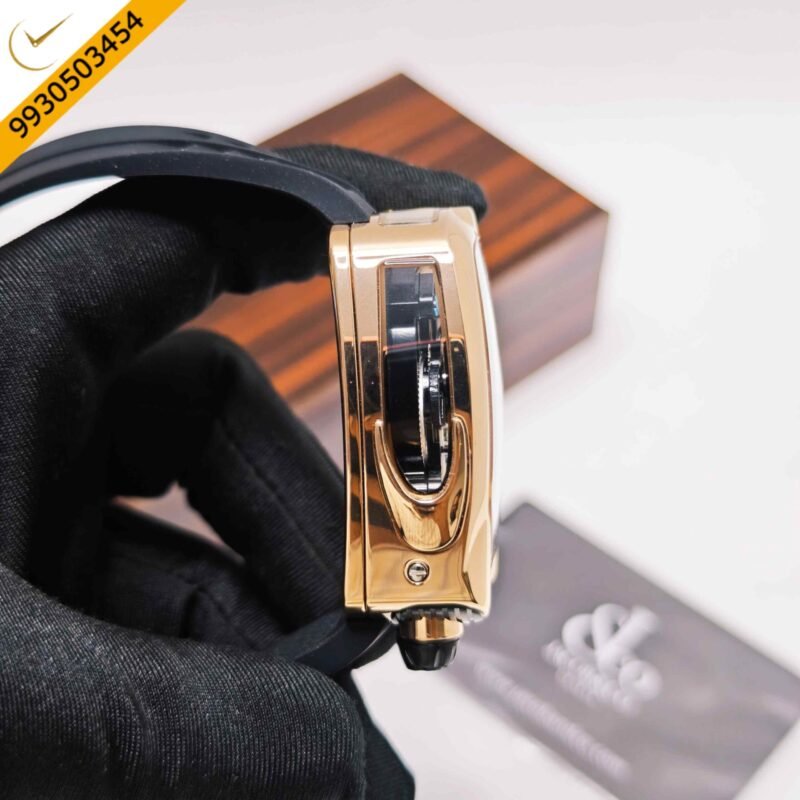 Jacob & Co. Bugatti Chiron Tourbillon Shine Rose Gold Black Rubber Strap Swiss Automatic Watch - Image 3
