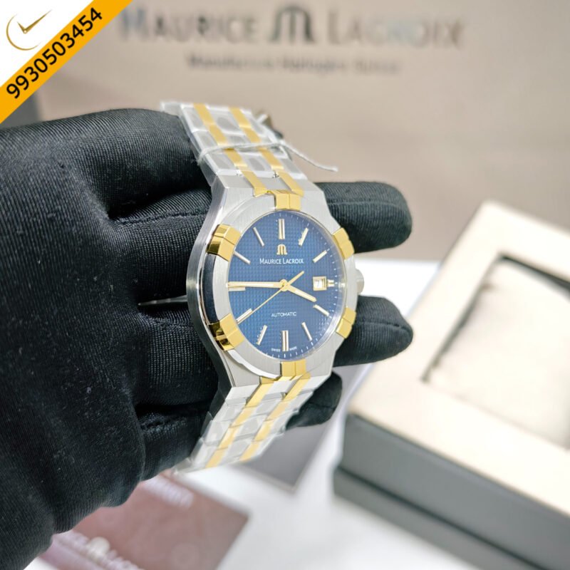 Maurice Lacroix Aikon Steel Blue Dial Limited Edition Dual Tone  Swiss Automatic Watch - Image 3
