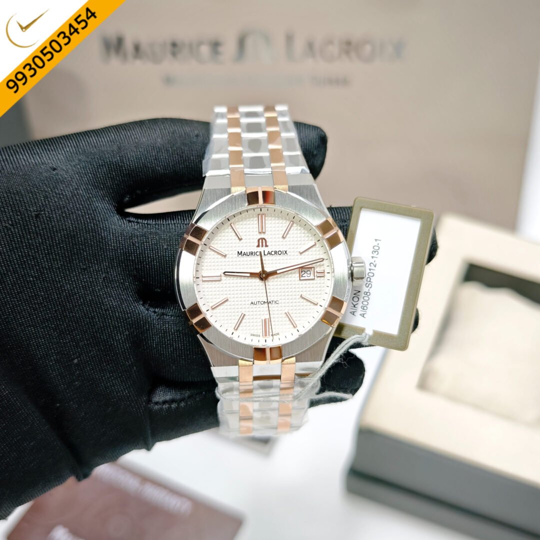Maurice Lacroix Aikon Steel White Dial Limited Edition Dual Tone Swiss Automatic Watch