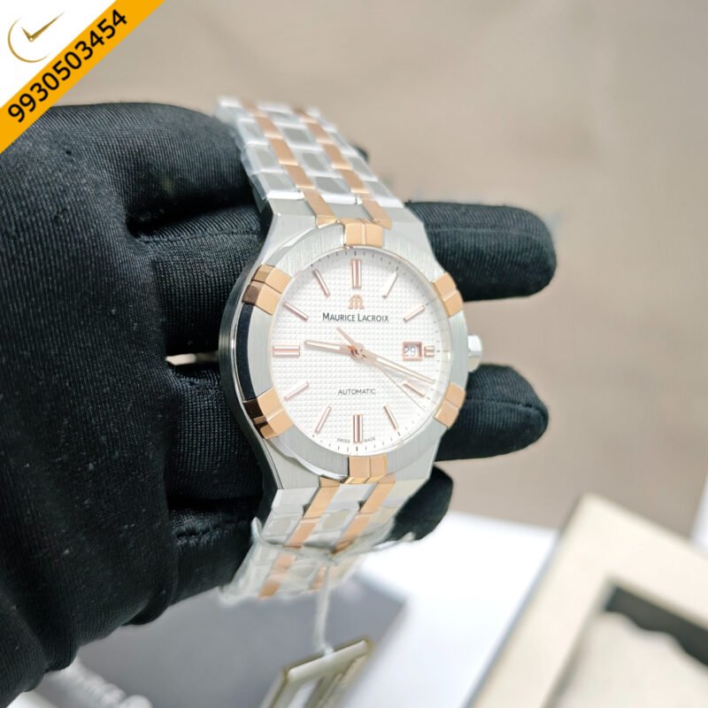 Maurice Lacroix Aikon Steel White Dial Limited Edition Dual Tone Swiss Automatic Watch - Image 2
