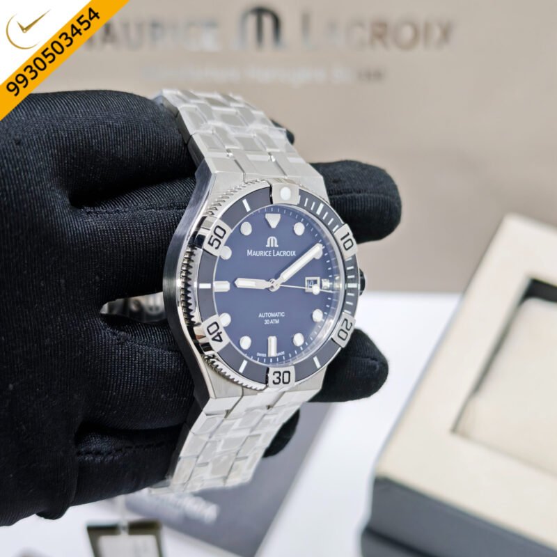 Maurice Lacroix Aikon Venturer Stainless Steel Black Dial Swiss Automatic Watch - Image 2