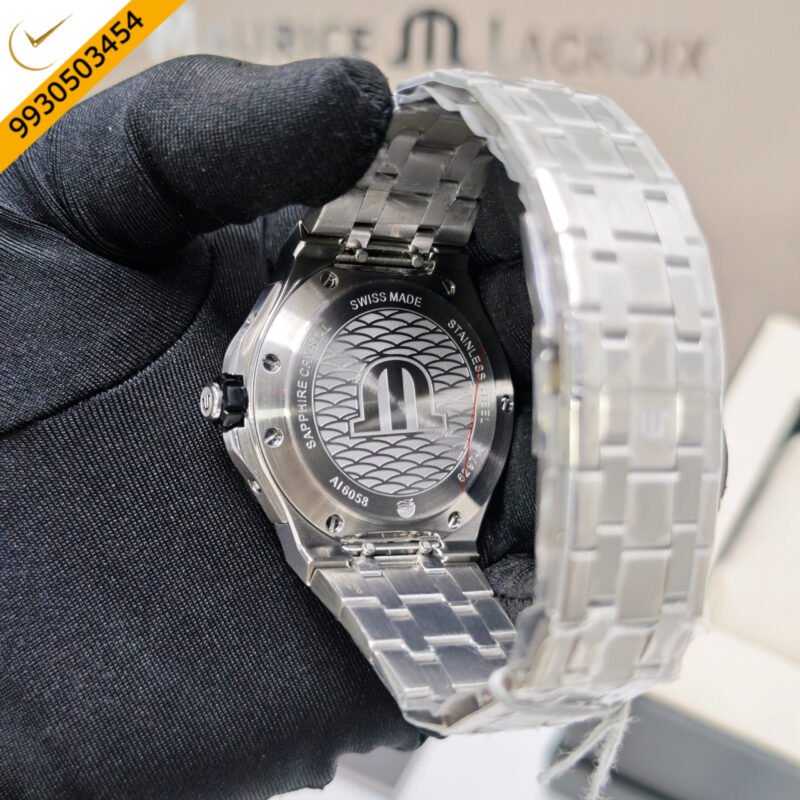 Maurice Lacroix Aikon Venturer Stainless Steel Black Dial Swiss Automatic Watch - Image 3