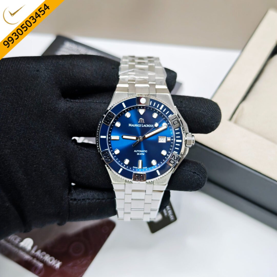 Maurice Lacroix Aikon Venturer Stainless Steel Blue Dial Swiss Automatic Watch