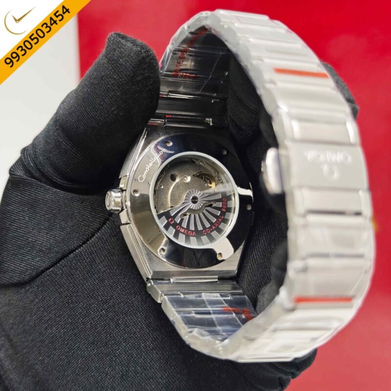 Omega Constellation Co-Axail Meteorite Purple Edition Steel Swiss Automatic Watch - Image 4