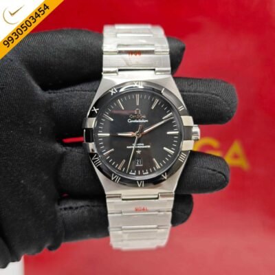 Omega Constellation Co-axial Master Chronometer Steel Black Dial Swiss Automatic Watch