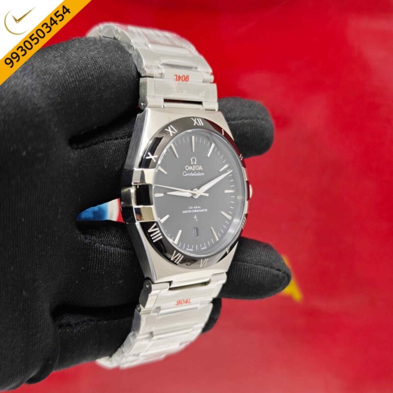Omega Constellation Co-axial Master Chronometer Steel Black Dial Swiss Automatic Watch - Image 3